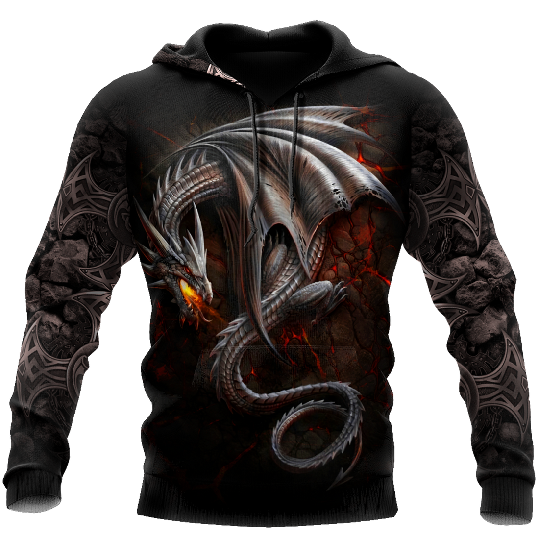 FUNSTUFFPRINT Dragon Dungeon Dragon 3D Hoodie and Zip Hoodie