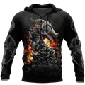 FUNSTUFFPRINT Dungeon Dragon 3D Hoodie and Zip Hoodie