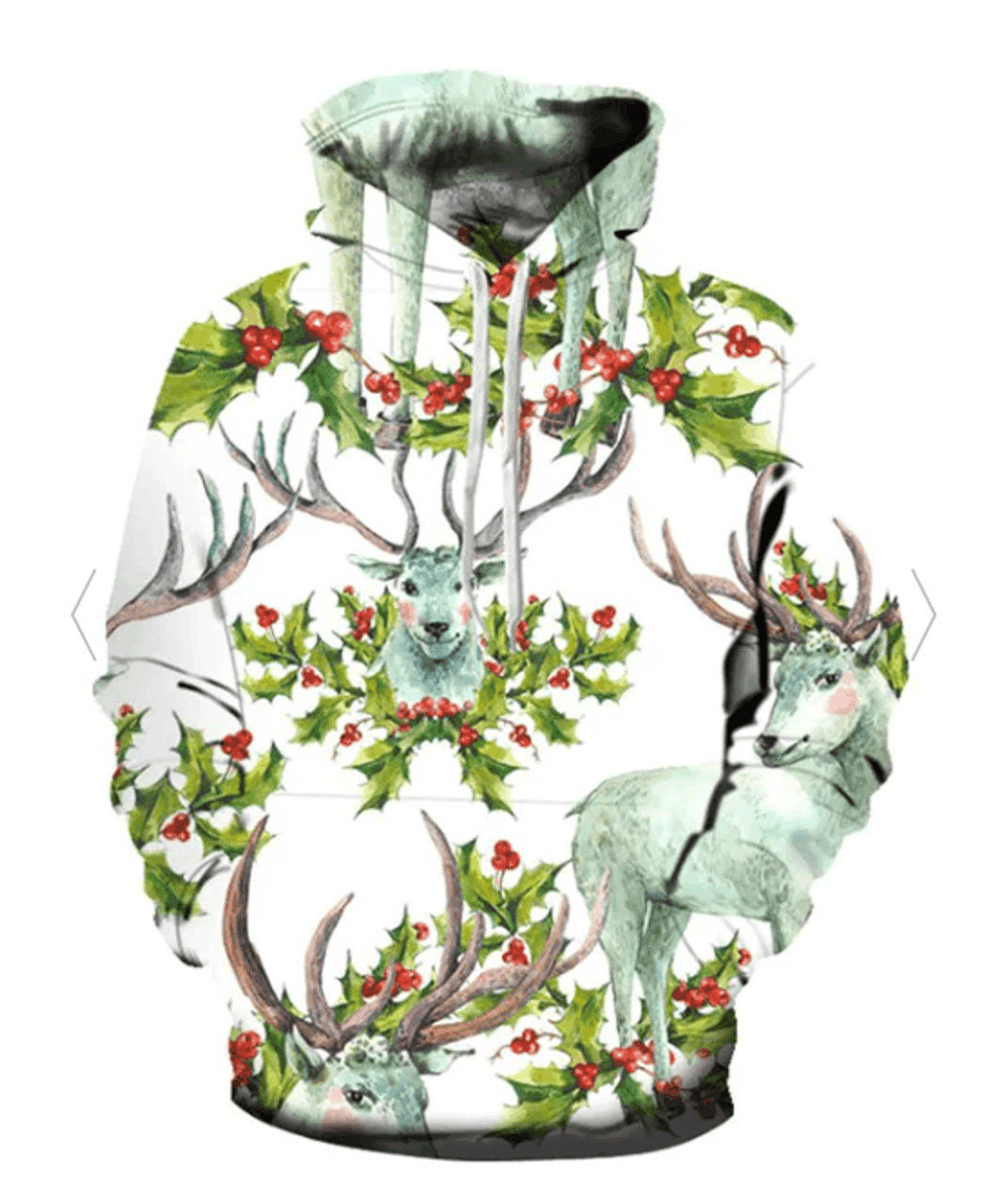 FUNSTUFFPRINT Elk Unisex 3D Hoodie and Zip Hoodie