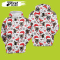 FUNSTUFFPRINT English Mastiff Dog Christmas 3D Hoodie and Zip Hoodie