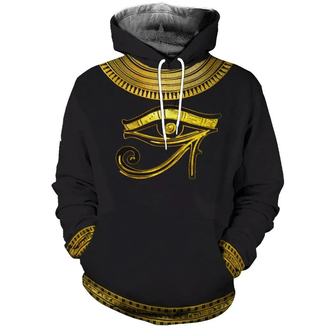 FUNSTUFFPRINT Eye Of Horus God 3D Hoodie and Zip Hoodie