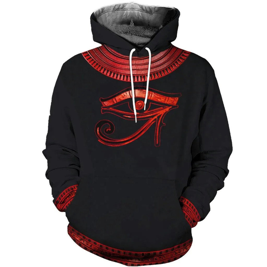 FUNSTUFFPRINT Eye Of Horus God 3D Hoodie and Zip Hoodie