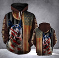 FUNSTUFFPRINT FLAG MT Belgian Malinois 3D Hoodie and Zip Hoodie