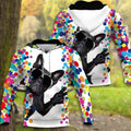 FUNSTUFFPRINT French Bulldog Ntqj Dtm Unisex 3D Hoodie and Zip Hoodie