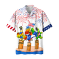 Parrot Hawaiian Shirts - Independence Day Is Coming, Funny Independence Day Gift, 4Th Of July Funny Hawaii Shirt