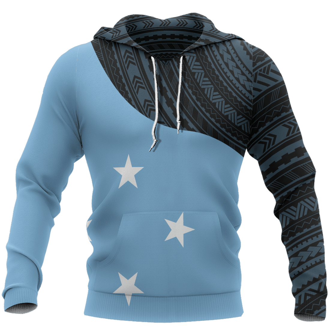 FUNSTUFFPRINT Fsm Flag Curve Concept Pullover Unisex 3D Hoodie and Zip Hoodie
