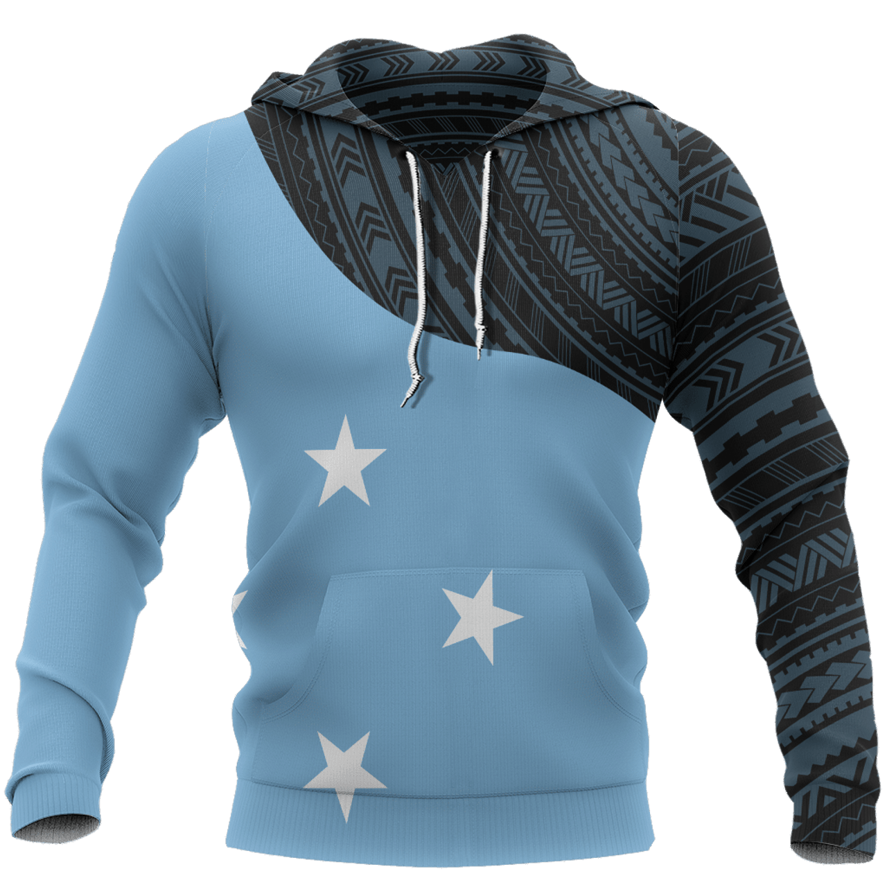 FUNSTUFFPRINT Fsm Flag Curve Concept Pullover Unisex 3D Hoodie and Zip Hoodie