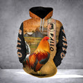 FUNSTUFFPRINT Gallo Ranch Grass 3D Hoodie and Zip Hoodie