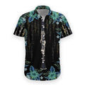 Lovelypod - 3D Clarinet Hawaiian Shirt, Hawaiian Shirts for Men Short Sleeve Aloha Beach Shirt