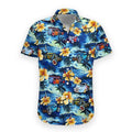 Lovelypod - 3D Rat Rod Hawaii Shirt, Hawaiian Shirts for Men Short Sleeve Aloha Beach Shirt