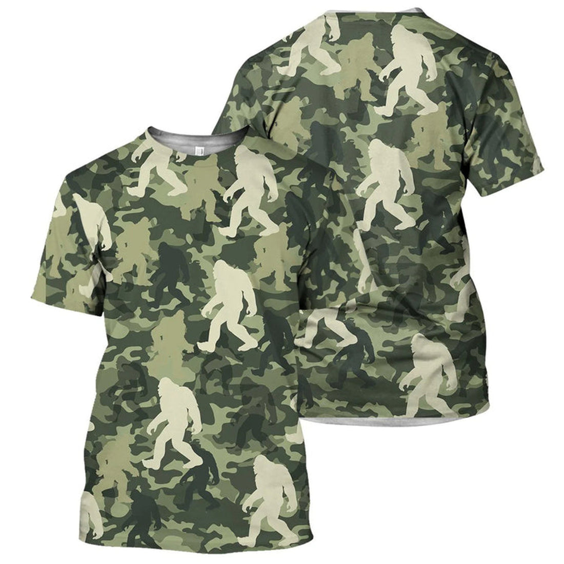 Bigfoot 3D All Over Printed Shirt, Bigfoot Camping Hoodie Men Women