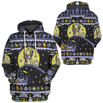 FUNSTUFFPRINT Ugly Romantic Nightmare Custom Apparel 3D Hoodie and Zip Hoodie
