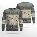 FUNSTUFFPRINT Piper PA-15 PA15 Aircraft Ugly Sweater, Ugly Sweater Christmas Shirt for Men Dad Veteran Ugly Sweater