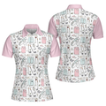 Golf Life In Pink V2 Short Sleeve Women Polo Shirt