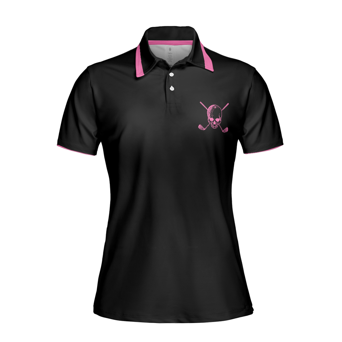 Golf Skull Women Shirt Short Sleeve Women Polo Shirt