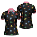 Golf Skull Women Shirt V1 Short Sleeve Women Polo Shirt