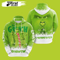 FUNSTUFFPRINT Grinch Quarantine Grinch 3D Hoodie and Zip Hoodie