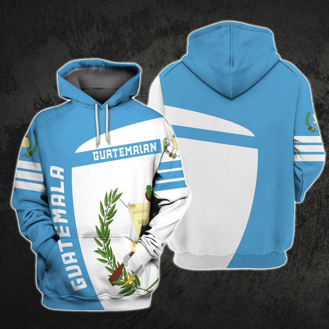 FUNSTUFFPRINT Guatemalan 3D Hoodie and Zip Hoodie