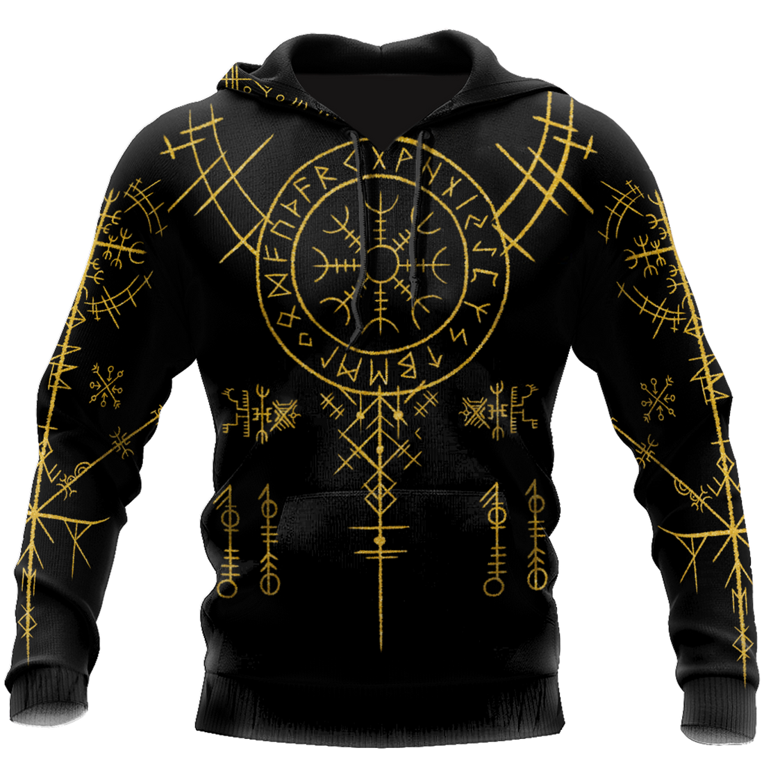 FUNSTUFFPRINT Helm Of Awe 3D Hoodie and Zip Hoodie