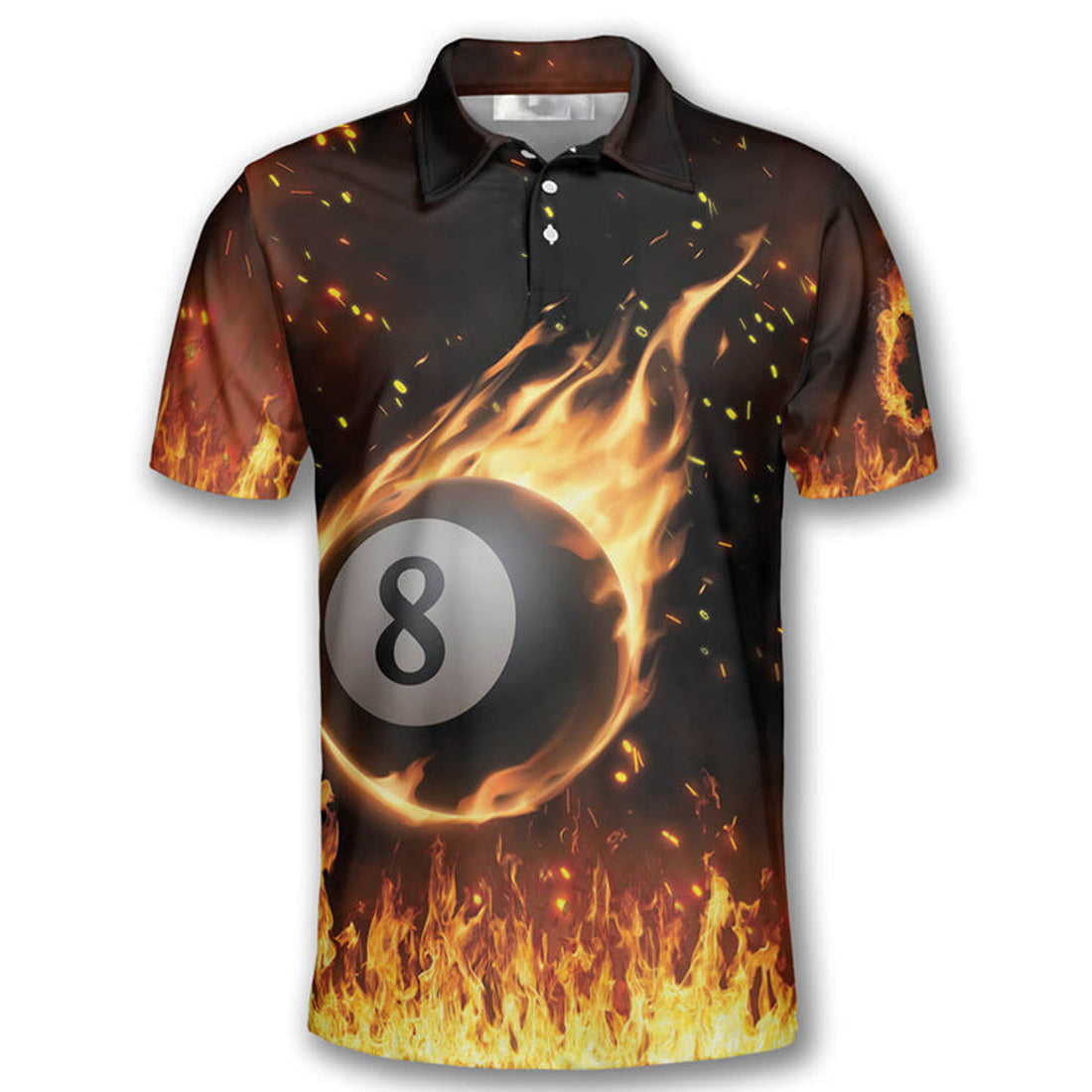 Billiards Pool Play So I Don't Choke People Fire Billiard Shirts for Men Billiard Polo Shirt