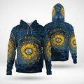 FUNSTUFFPRINT Hippie Love Peace Sunflower 3D Hoodie and Zip Hoodie