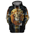 FUNSTUFFPRINT God lion full print htv 3D Hoodie and Zip Hoodie