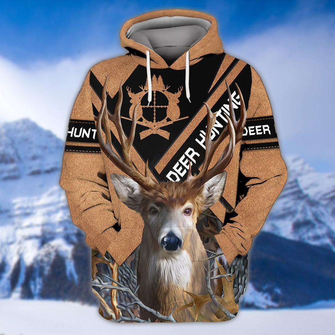 FUNSTUFFPRINT Deer Hunter 3D Shirts For Men and Women 3D Hoodie and Zip Hoodie