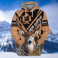 FUNSTUFFPRINT Deer Hunter 3D Shirts For Men and Women 3D Hoodie and Zip Hoodie