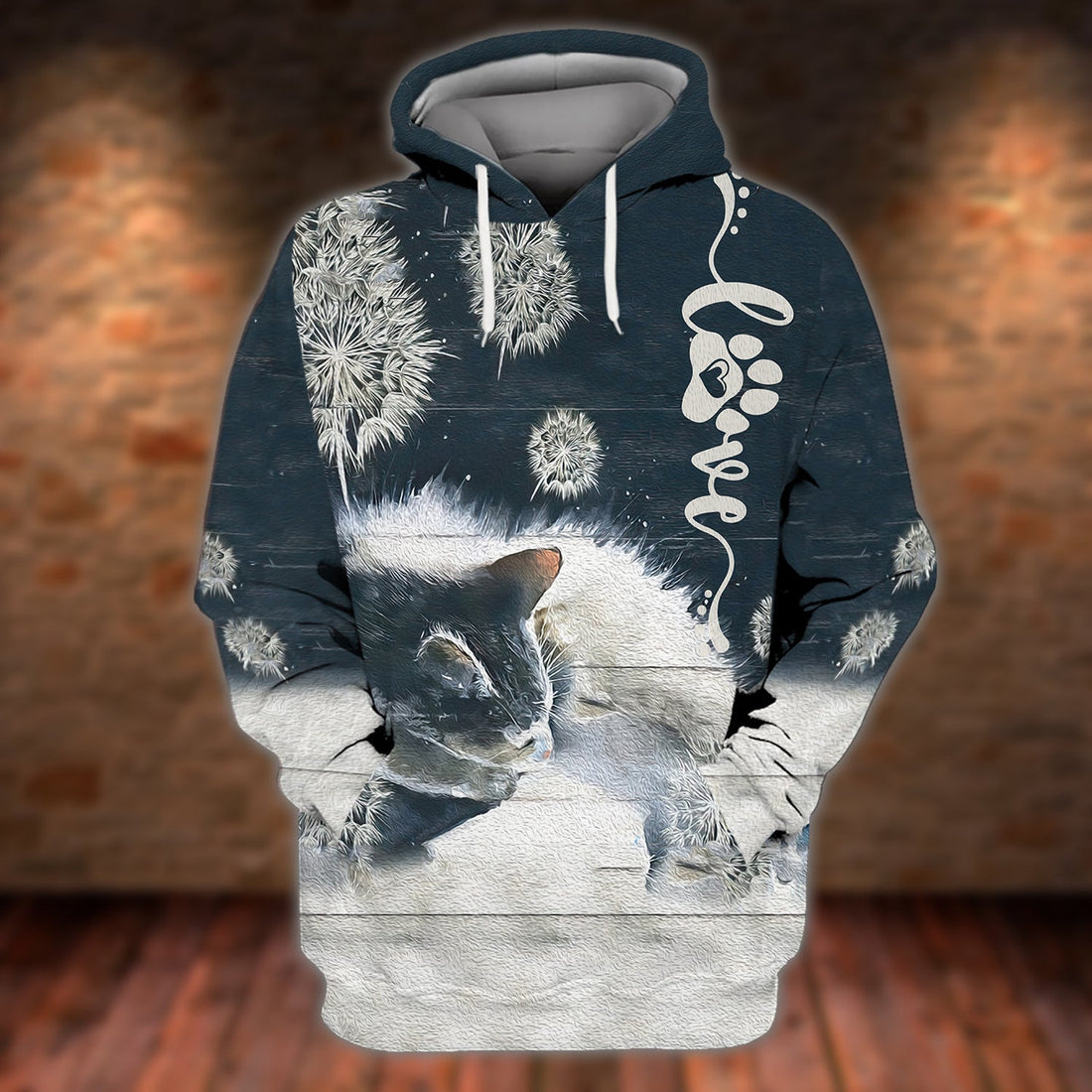 FUNSTUFFPRINT Cat Sleeping 3D Shirts Design 3D Hoodie and Zip Hoodie
