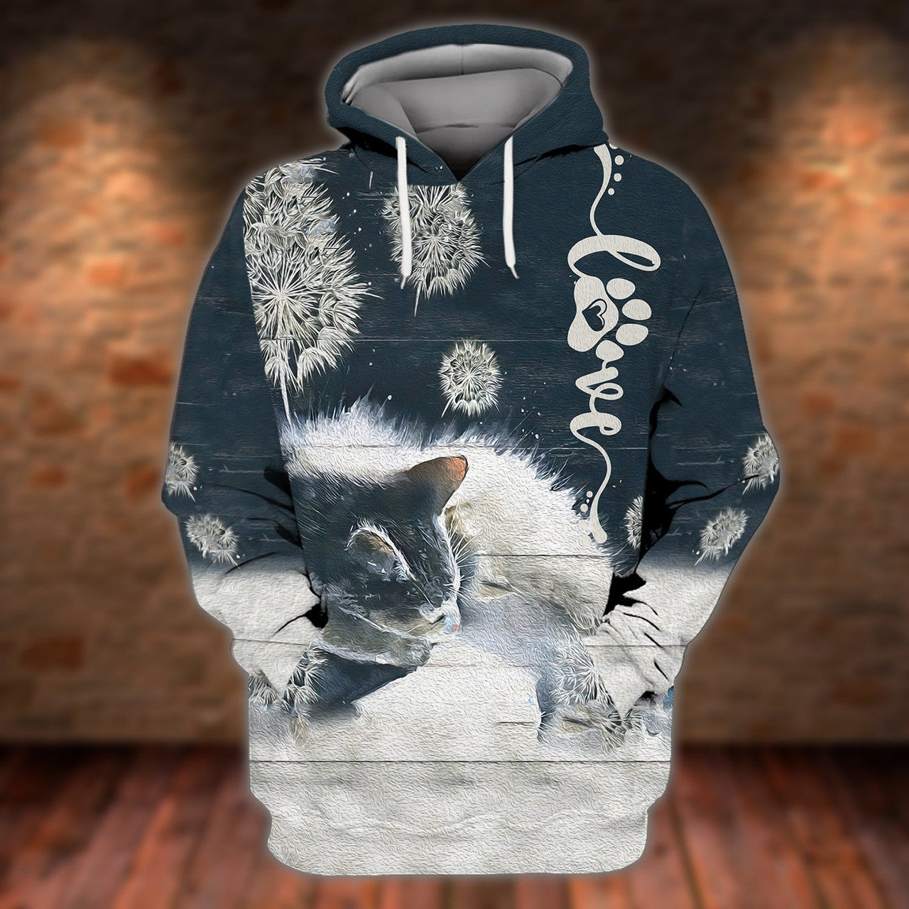 FUNSTUFFPRINT Cat Sleeping 3D Shirts Design 3D Hoodie and Zip Hoodie