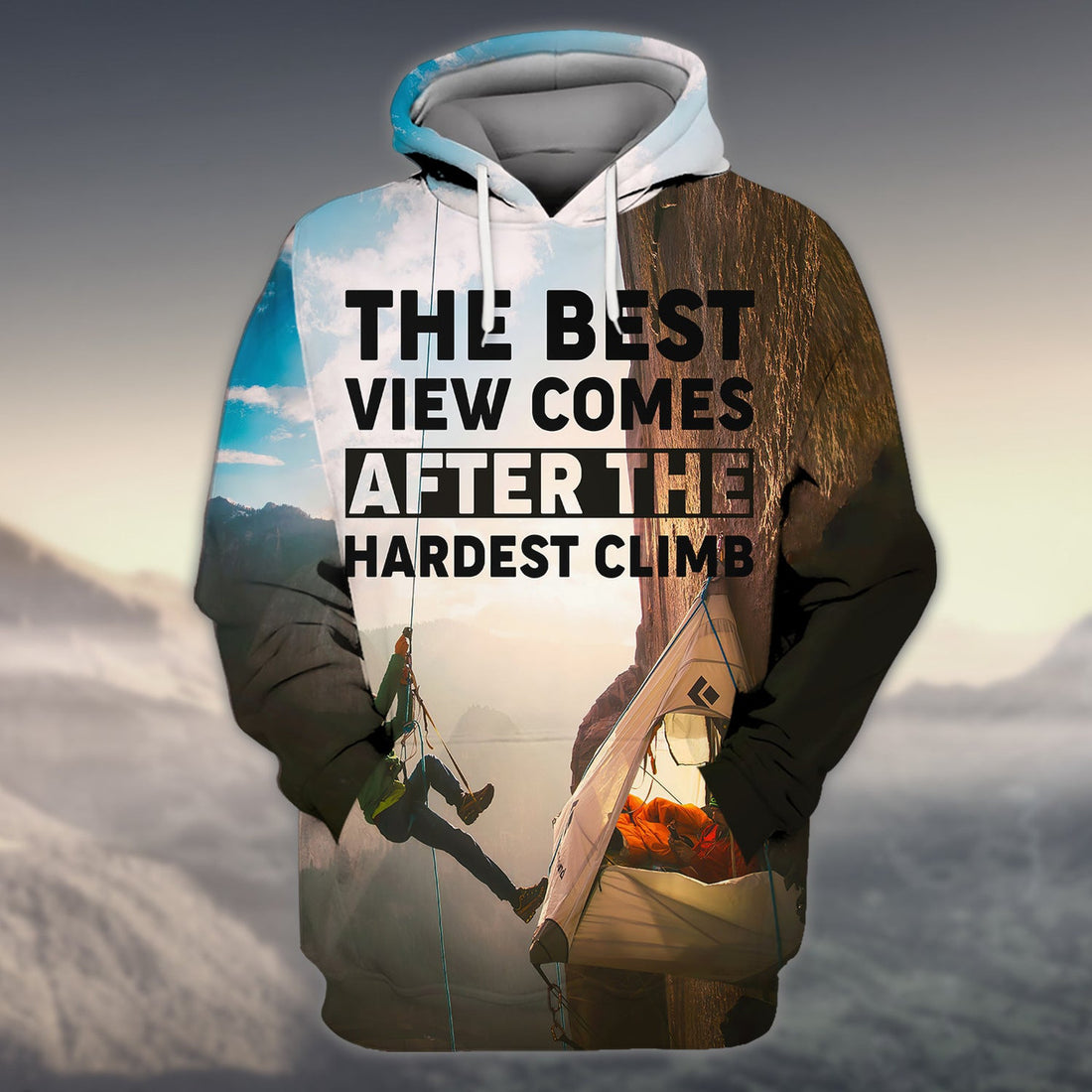 FUNSTUFFPRINT Rock Climbing S1 3D Full Print 3D Hoodie and Zip Hoodie