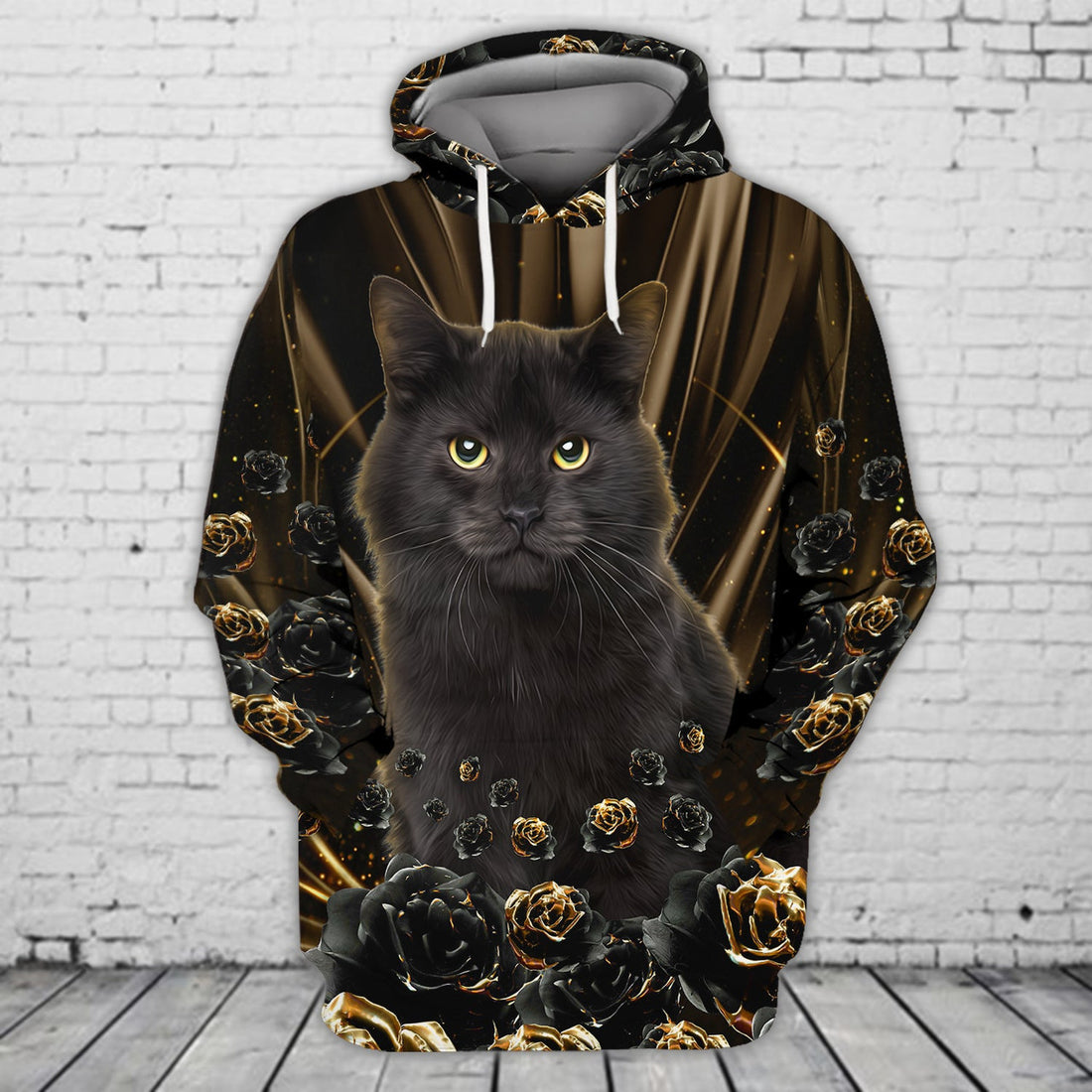 FUNSTUFFPRINT Cat, Full Print 10 3D Hoodie and Zip Hoodie