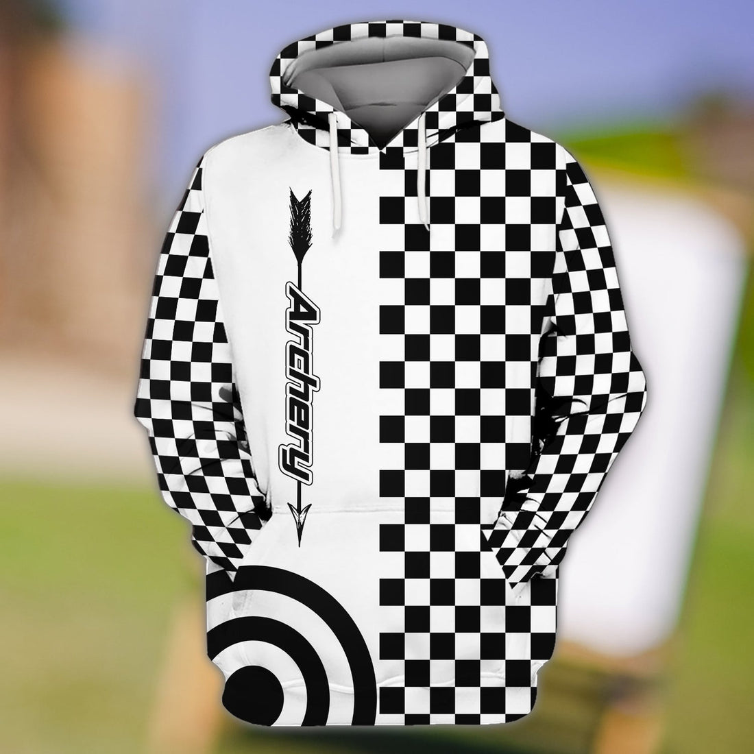 FUNSTUFFPRINT Archery 2710 Full Print 3D Hoodie and Zip Hoodie