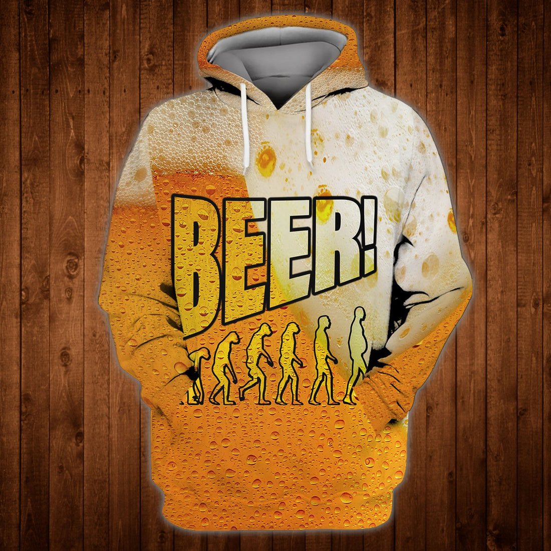 FUNSTUFFPRINT Beer Full Print - TD96 3D Hoodie and Zip Hoodie