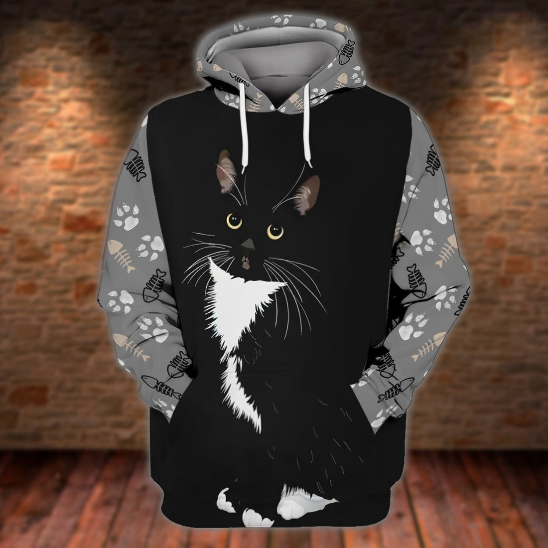 FUNSTUFFPRINT- Cats 02 3D Hoodie and Zip Hoodie