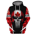 FUNSTUFFPRINT Canada Your Heart Will Always Be 3D Hoodie and Zip Hoodie