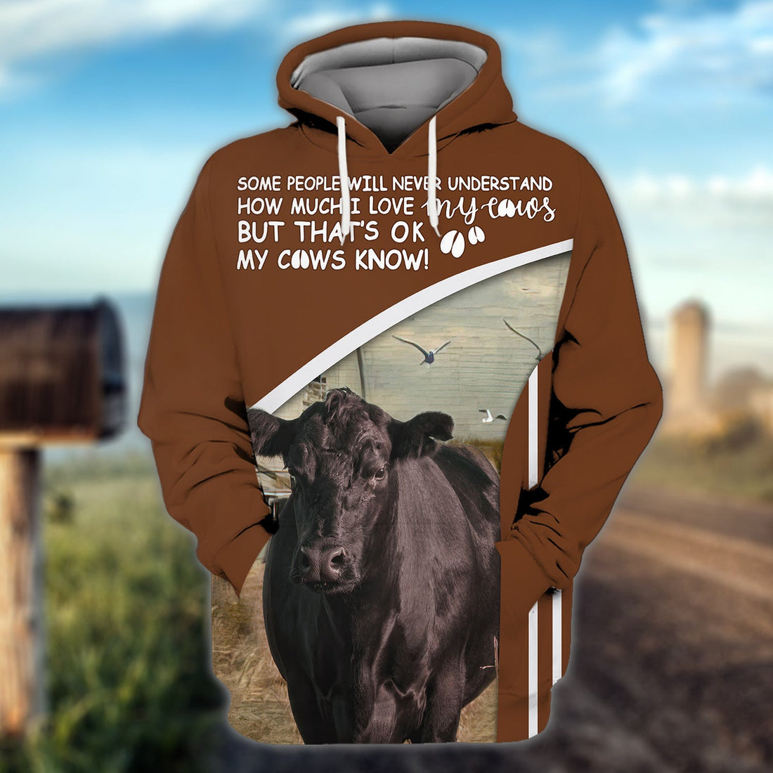 FUNSTUFFPRINT Cow - Full Print 03 3D Hoodie and Zip Hoodie