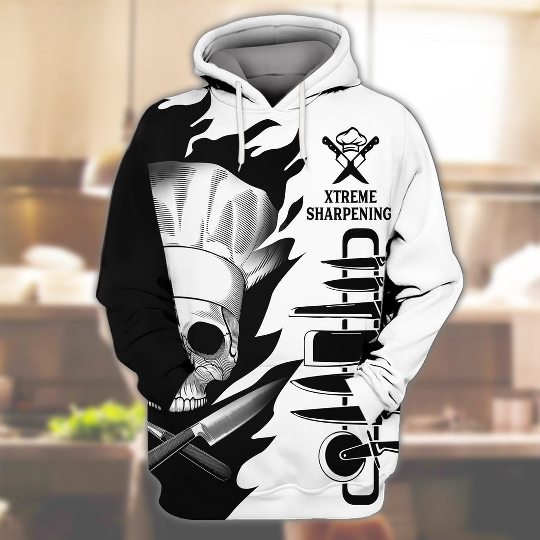 FUNSTUFFPRINT Xtreme Sharpening, 3D Full Print 05 3D Hoodie and Zip Hoodie
