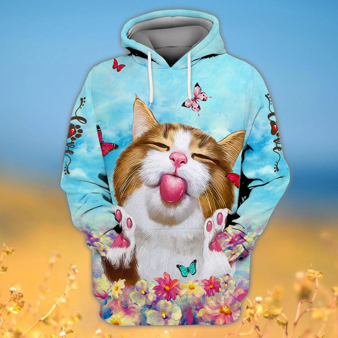 FUNSTUFFPRINT Cats 3D Hoodie and Zip Hoodie