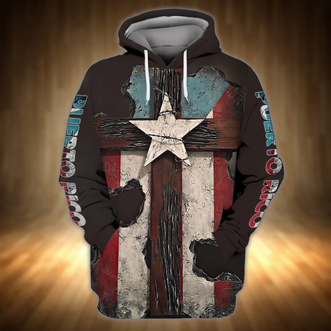 FUNSTUFFPRINT Puerto Rico 3D Full Print 10 RinC98 3D Hoodie and Zip Hoodie
