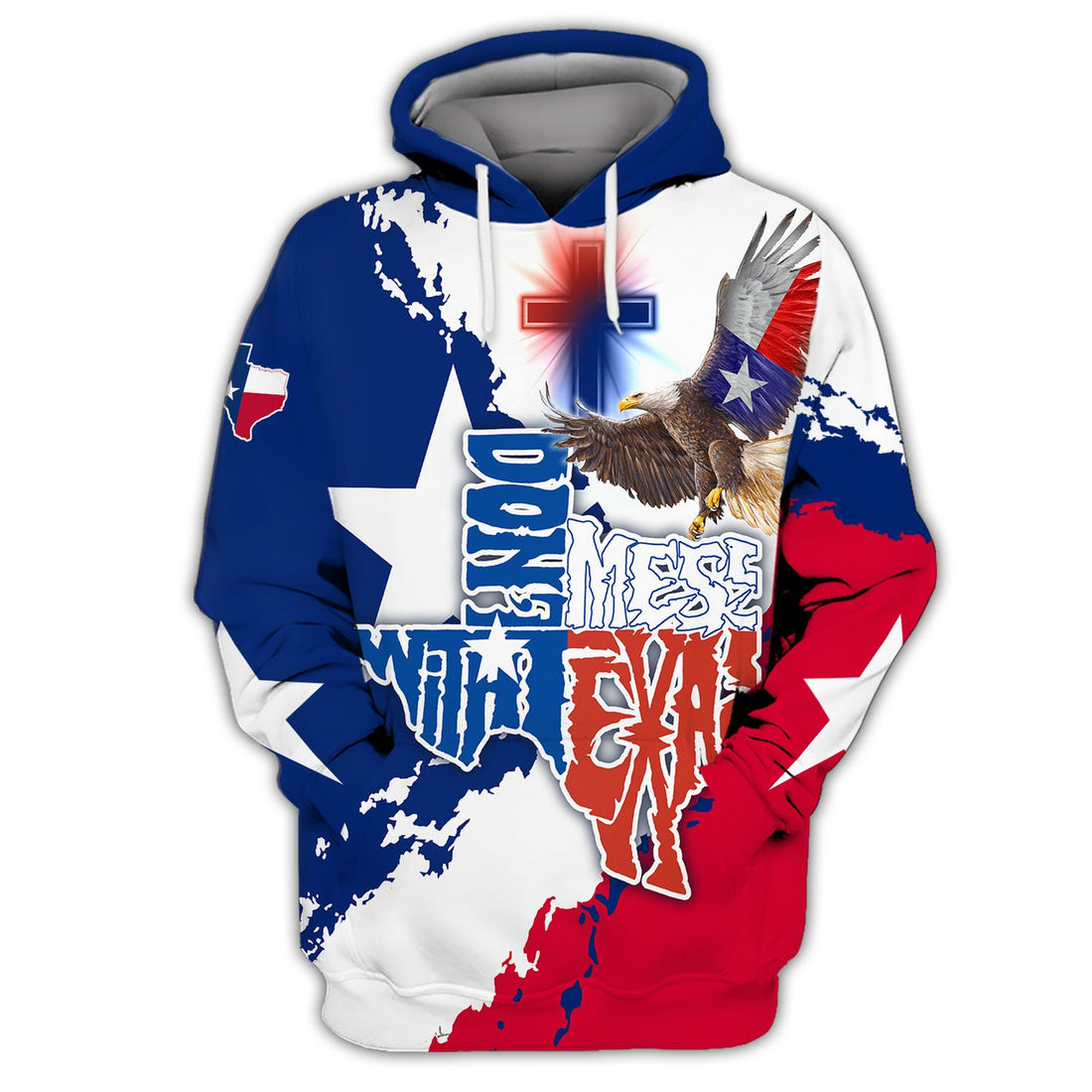 FUNSTUFFPRINT Texas Lover - 3D Full Print 3D Hoodie and Zip Hoodie