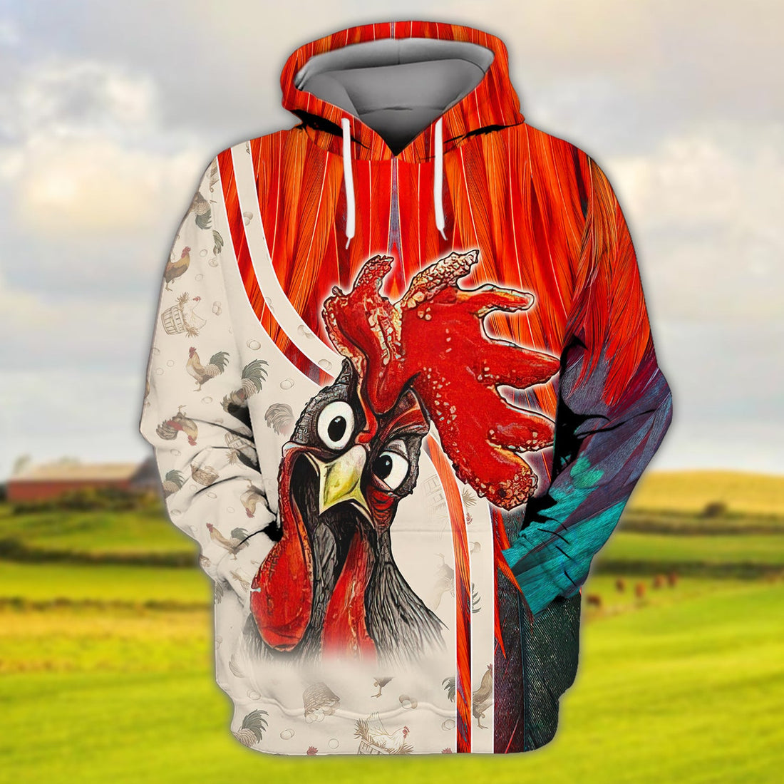 FUNSTUFFPRINT Farmer 3D Hoodie and Zip Hoodie