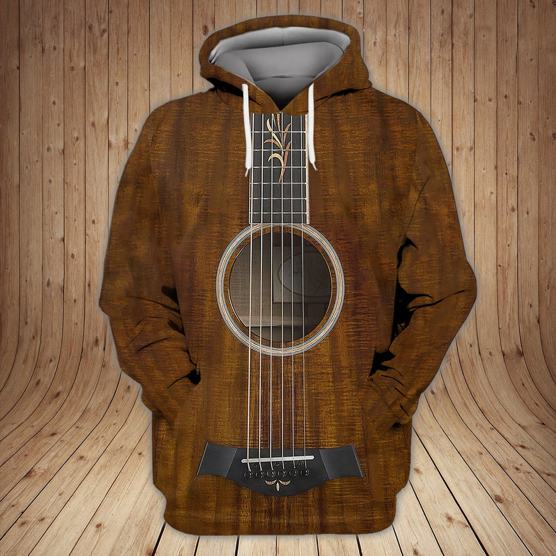 FUNSTUFFPRINT Guitar Ru 4 Full Print 3D Hoodie and Zip Hoodie