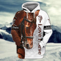 FUNSTUFFPRINT Love Horse - Full Printed Shirt 3D Hoodie and Zip Hoodie