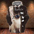FUNSTUFFPRINT Love Cats 3D Shirts Design 3D Hoodie and Zip Hoodie