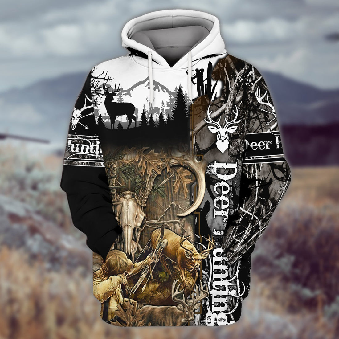 FUNSTUFFPRINT - Hunting 3D Hoodie and Zip Hoodie
