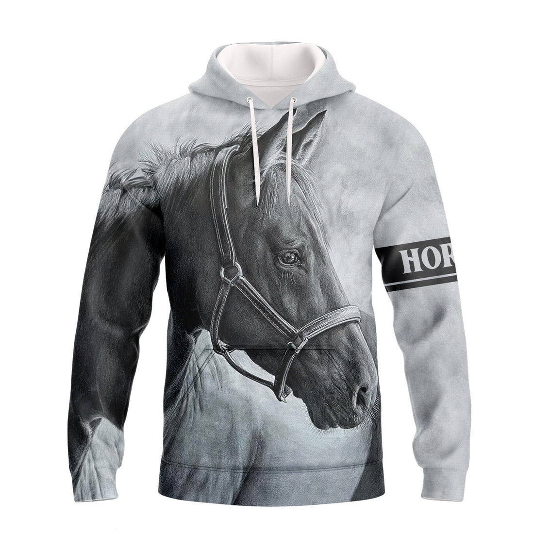 FUNSTUFFPRINT Love Horse 3D Full Print 3D Hoodie and Zip Hoodie
