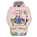 FUNSTUFFPRINT Love Crochet - 3D Full Print TD96 3D Hoodie and Zip Hoodie