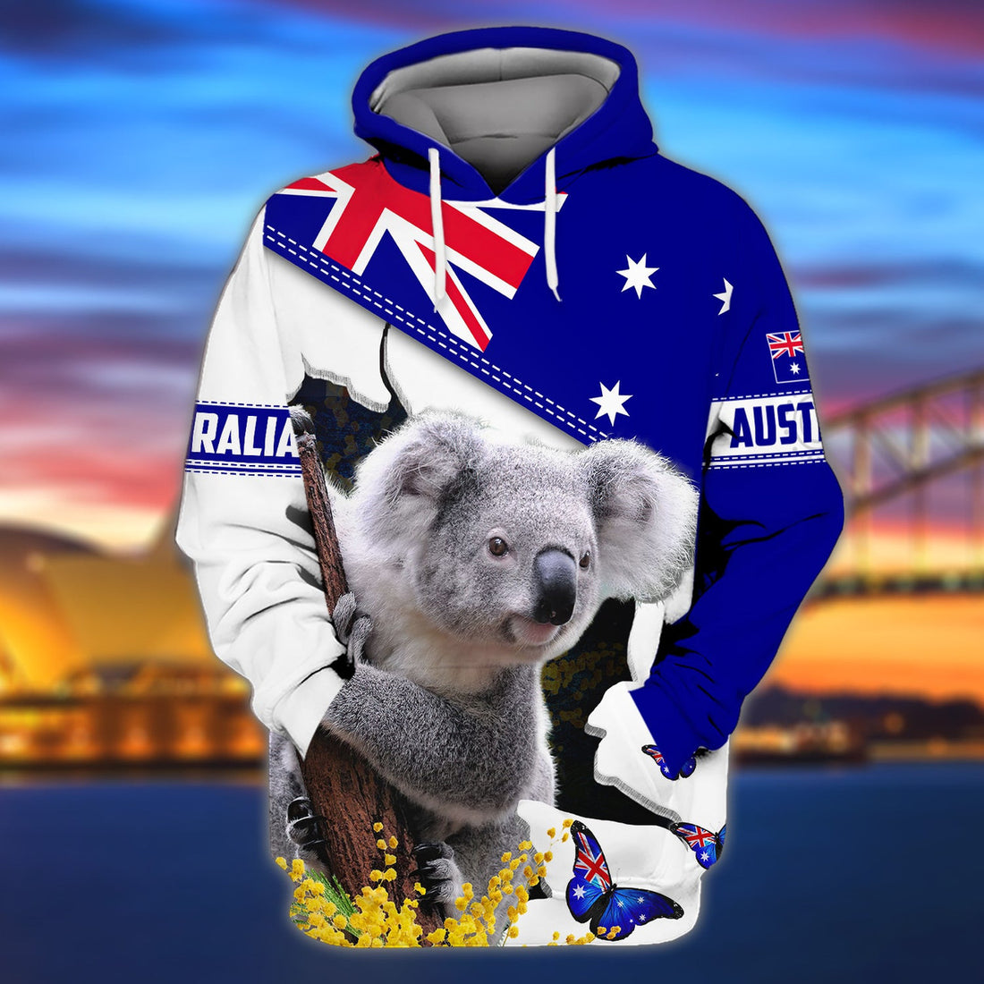 FUNSTUFFPRINT Australia - Full Print 3D Hoodie and Zip Hoodie