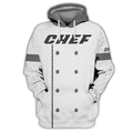 FUNSTUFFPRINT Chef, Full Print 3D Hoodie and Zip Hoodie